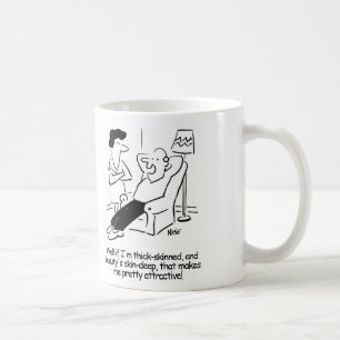 Skönhet är bara huddjupt kaffemugg