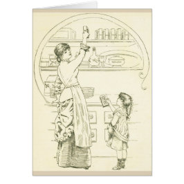 Skönhet av arbete hälsningskort