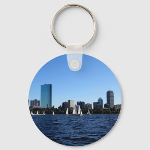 Skönhet av Boston Keychain Nyckelring