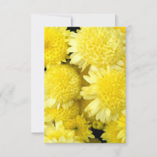 Skönhet av gula Dahlia-blommor Tack Kort