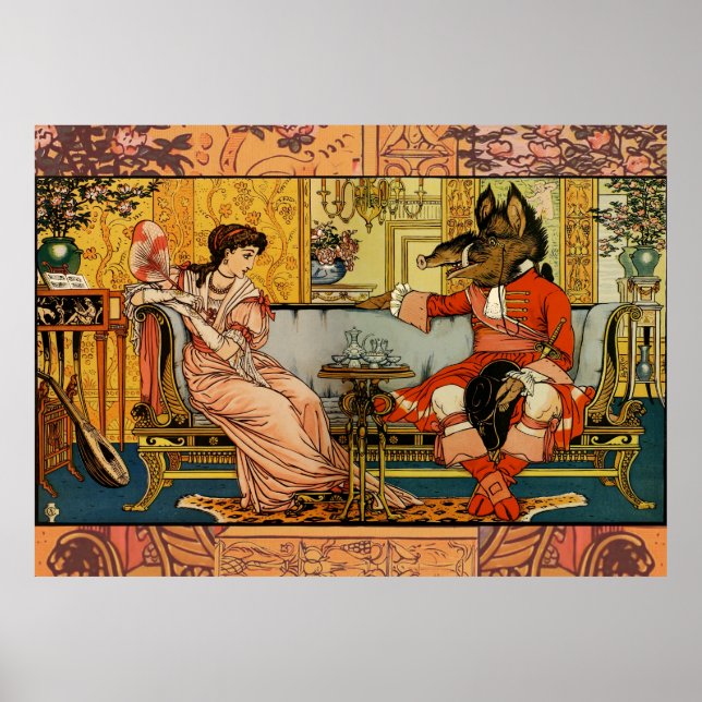 Skönhet Bästs Klassisk Konstillustration Poster (Framsidan)
