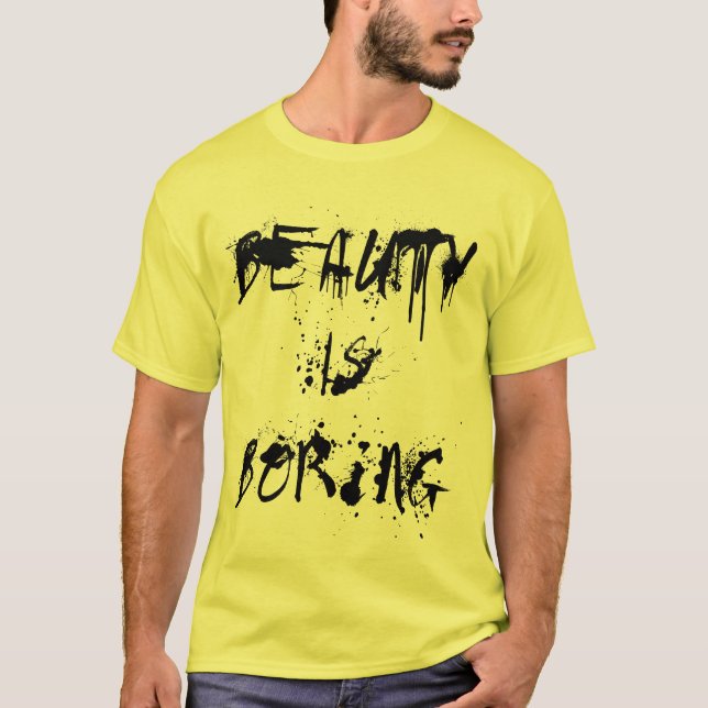 Skönhet borrar t-shirt (Framsida)