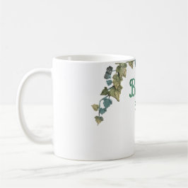 Skönhet Botanisk Typografi Kaffemugg