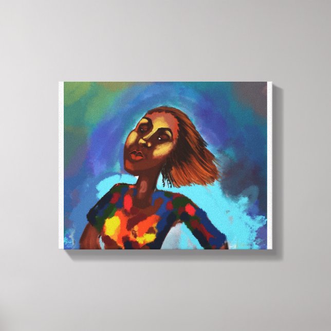 skönhet canvastryck (Framsida)