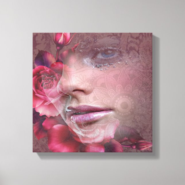 skönhet canvastryck (Framsida)