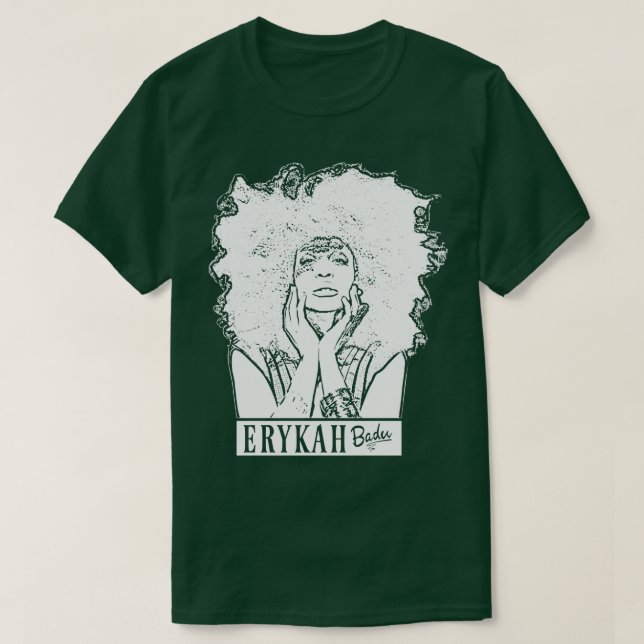 Skönhet för erykah badu White T Shirt (Design framsida)