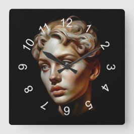 skönhet fyrkantig klocka