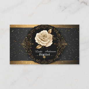 💅 Skönhet Glow Salon Elegans ✨ Modern Personlig Visitkort