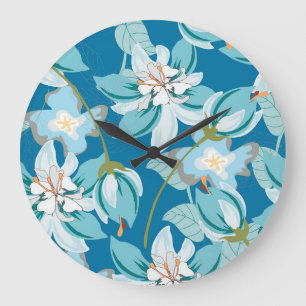 Skönhet hos en blommigt motif i underbart skör. stor klocka