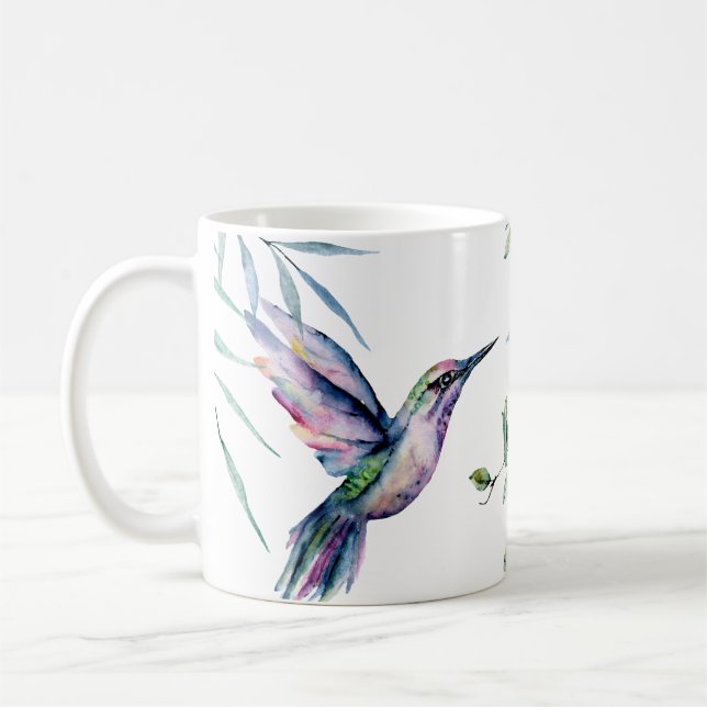 Skönhet i Blommigt av hummer Kaffemugg (Vänster)