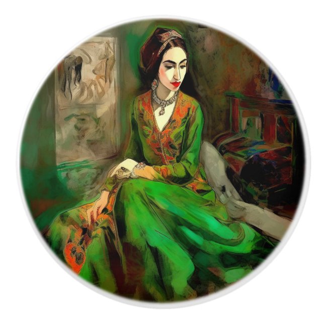 Skönhet i Grönt Knopp (Framsidan)