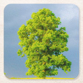 Skönhet i stormen underlägg papper kvadrat