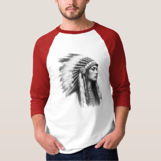 skönhet indian-flicka t shirt