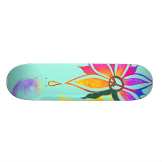 Skönhet inom fredskatebord old school skateboard bräda 21,6 cm