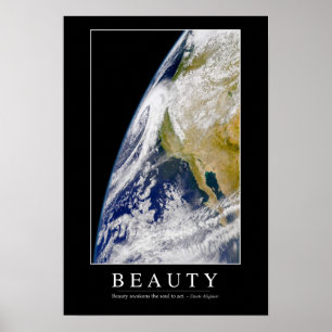 Skönhet: Inspirera citationstecken 1 Poster