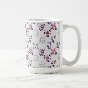 Skönhet kommer från det inre mönster kaffemugg