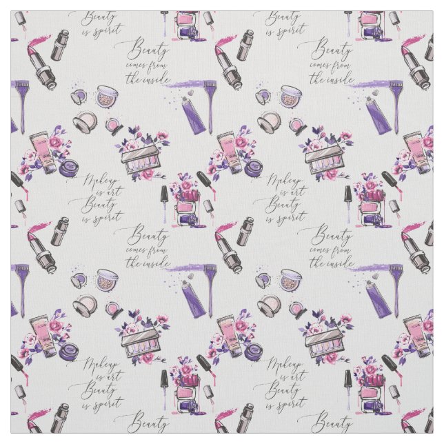 Skönhet kommer från det inre mönster tyg (Provkarta)