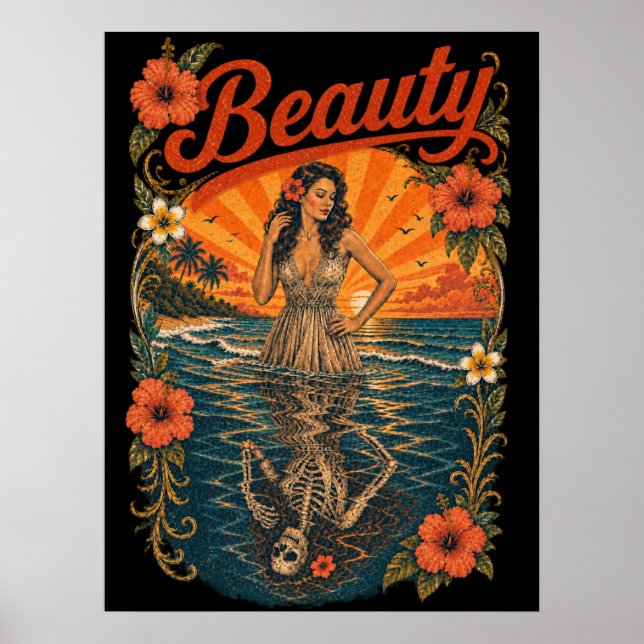 Skönhet - memento mori i paradiset poster (Framsidan)