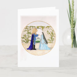 "Skönhet och Beast" Tack Kort