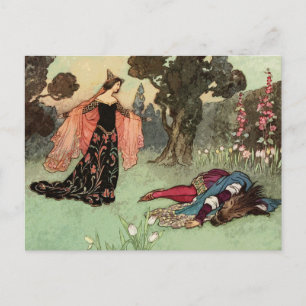 Skönhet och Beast - Warwick Goble Vykort