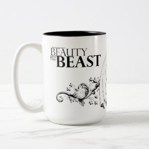 Skönhet och beastlogotypmuggen Två-Tonad mugg