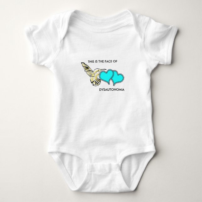 Skönhet och Dysautonomia Tee Shirt (Framsida)