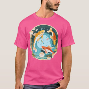 Skönhet och för koifisk i denna slump och del t shirt