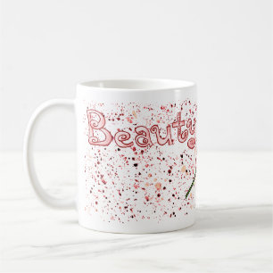 Skönhet och hjärnor kaffemugg