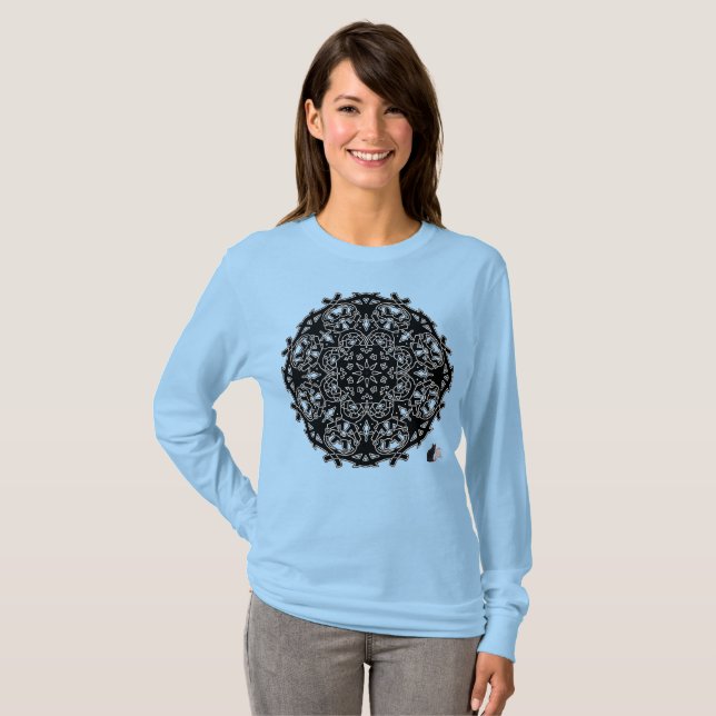 Skönhet Octa Glyf T Shirt (Hel framsida)