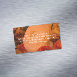 SKÖNhet OMGER MAGNETISKT AFFÄRSKORTMALL Magnetiska Visitkort