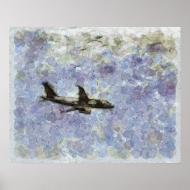 Skönhet över.. Jet i Himlar... Poster (Framsidan)