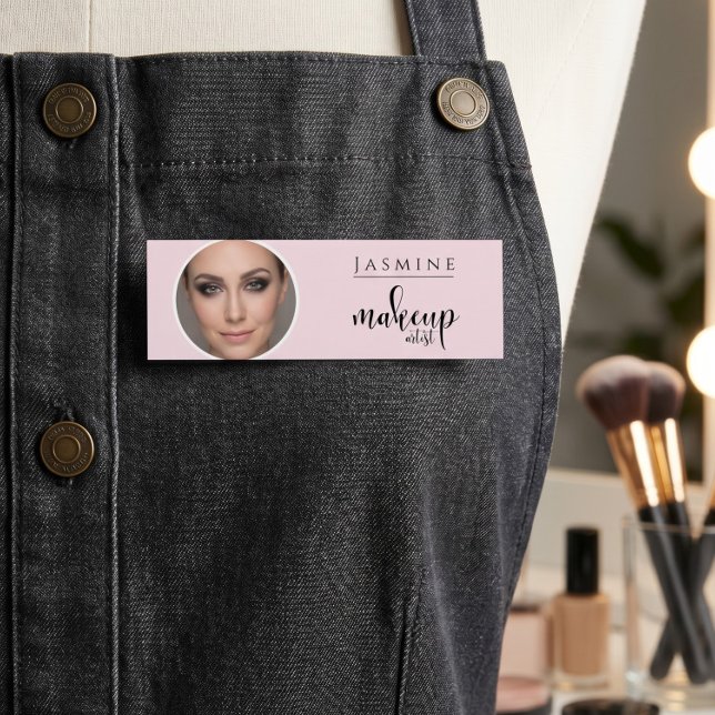 Skönhet Rosa Skönhet Professionell MUA Foto  Namnbricka (Skapare uppladdad)