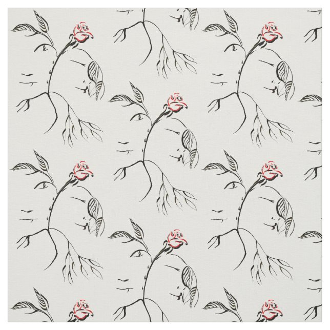 Skönhet & rosa tyg för beast (Provkarta)