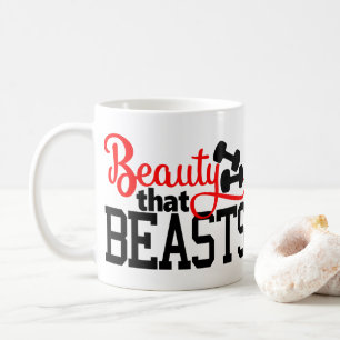 Skönhet som beaster kaffemugg