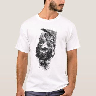 Skönhet Ugglan i bergen T Shirt