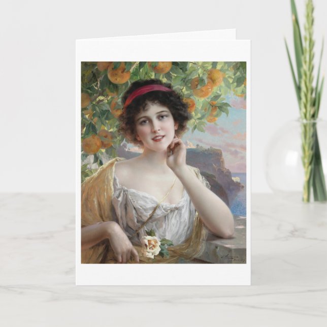 Skönhet under apparaten (1919) Emile Vernon H Helgkort (Framsida)