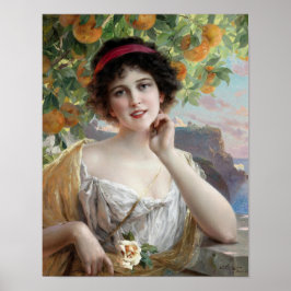 Skönhet under appleträdet, finkonst poster