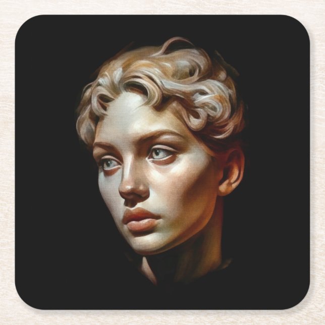 skönhet underlägg papper kvadrat (Framsidan)