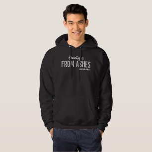 Skönhet ur aska kristen tro hoodie