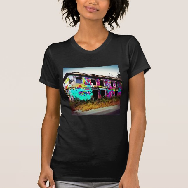 Skönhet vid förstörelse | Övergivna hus T Shirt (Framsida)