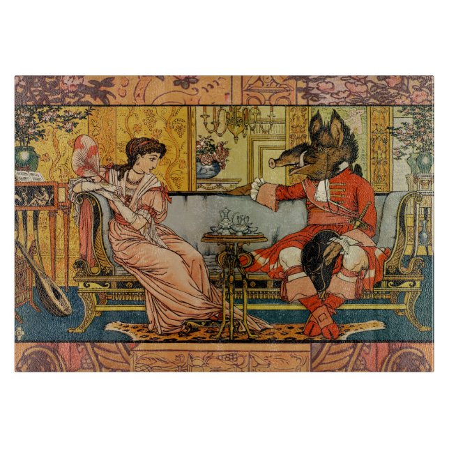 Skönhet Vilddjuret Klassiska Sagokaraktärer (Framsidan)