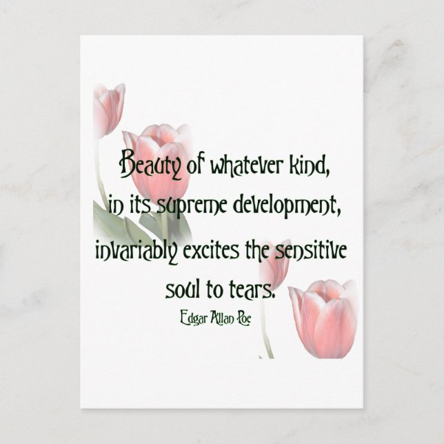 skönhet vykort (Framsida)
