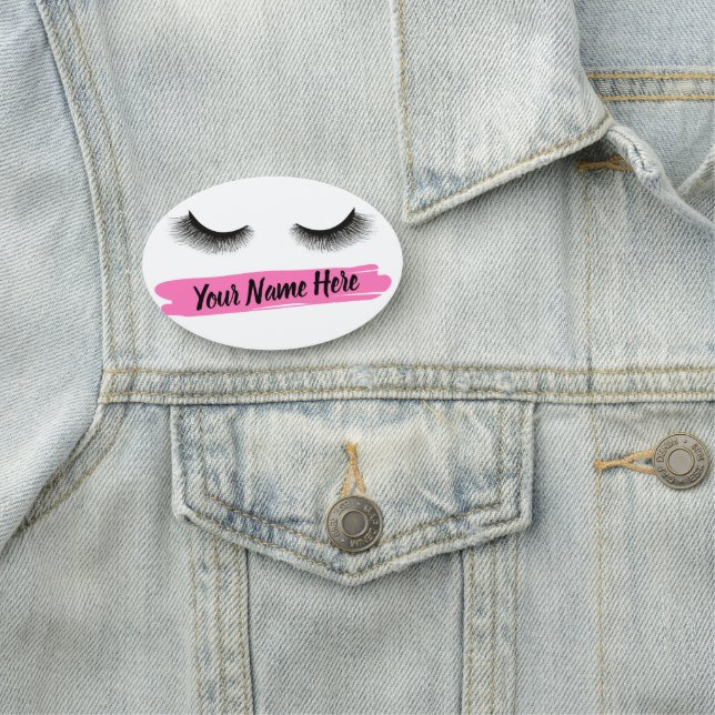 Skönhetaffär Namnbricka (På plats)