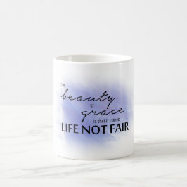 Skönheten av nåd kaffemugg