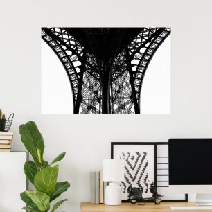 Skönheten hos Eiffeltornet i Paris Poster