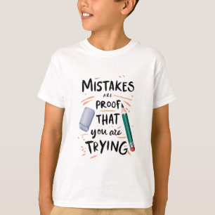 Skönheten i att lära sig av varje radering t shirt