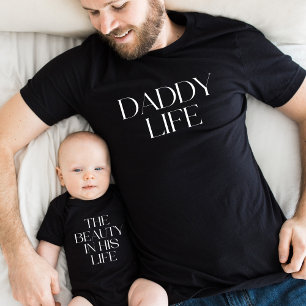 Skönheten i hans liv Fars dag Matchning T Shirt
