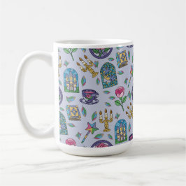 Skönheten och Odjuret Bokflicka Kaffe Kaffemugg