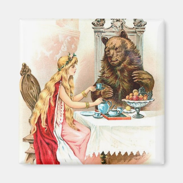 Skönheten och odjuret Magnet (Framsidan)