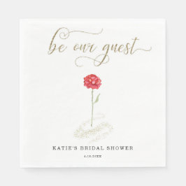 Skönheten och Odjuret Var snäll och stig in Pappersservett